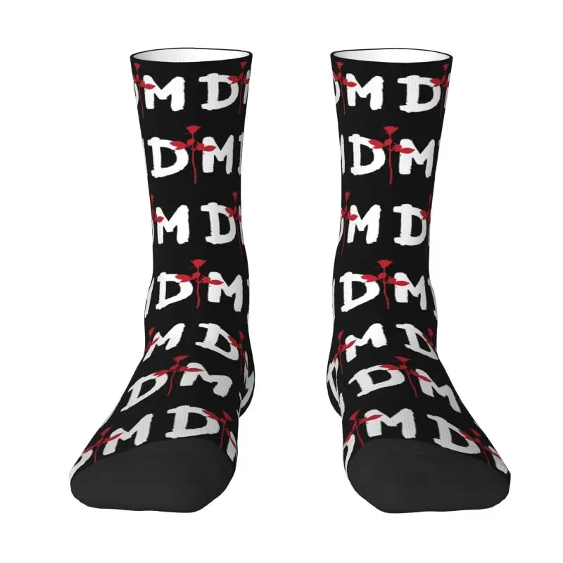 

Cool Electronic Rock Depeche Cool Mode Socks Women Men Warm 3D Print Basketball Sports Socks