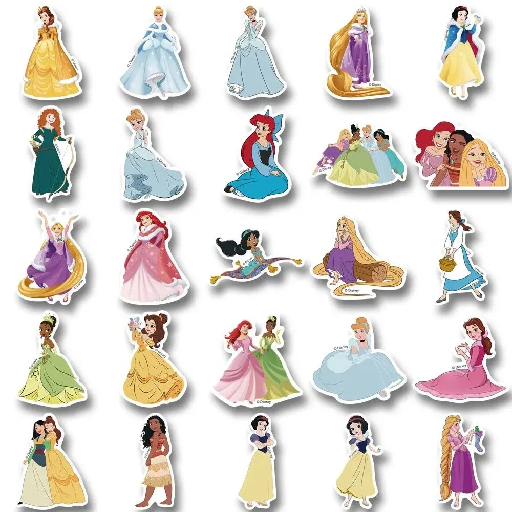 10-30-50pcs-disney-cartoon-snow-white-jasmine-ariel-stickers-princess-kawaii-girls-decal-diy-stationery-phone-laptop-sticker-toy-aliexpress