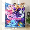 (Memo U Name) 6 Size Custom Name Blanket My Little Pony Print Suitable for Sofa, Bed, Travel,Office,Chair Car Camping for Gifts 1
