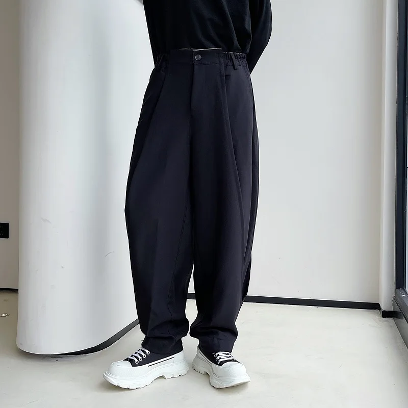 

Мужские шаровары весна-осень новые модные авангардные Ретро индивидуальные свободные большие брюки