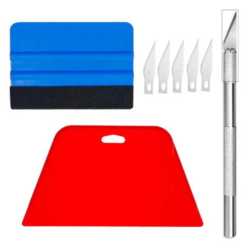 Raspadores de Papel de Parede Portáteis Smoothing Kits de Mão Ferramentas de Filme de Janela de Matiz do Veículo Soundproofing Mats Carro
