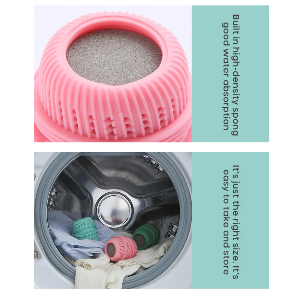 Laundry Balls Hair Removal Ball Washing Machine Filters Anti-knotting Strong Decontamination Household Cleaning Accessories