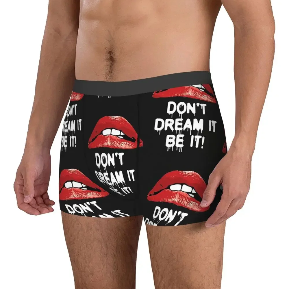 Rocky Horror 80s 1980s Retro Vintage Distressed Don't Dream Be It Underpants Panties Men's Underwear Shorts Boxer Briefs