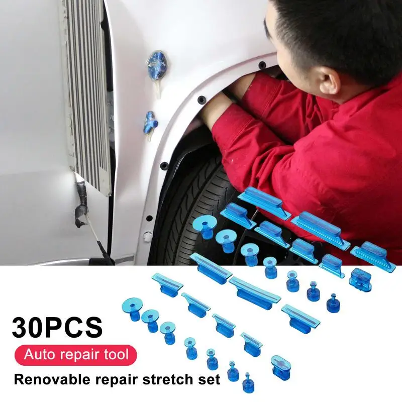 

Car Dent Repair Kit Car Body Dent Puller Vehicle Dent Repair Gadgets Multi-function Tabs Scratches Repair Tools Glue Puller