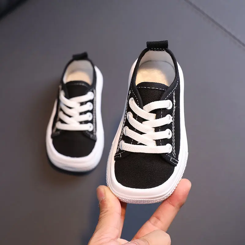 Sports Shoes Kids Sneakers Kids Shoes Kids Sports Shoes Kids Flats Non-slip Comfort Sneakers Tennis shoes Sport Canvas Shoes Lace-up Girls Flat Boys Casual
