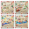 Large Montessori Scene Maze Toys, Color Sorting, Number Game, Patience/Concentration Training, Christmas/Halloween Gift 1