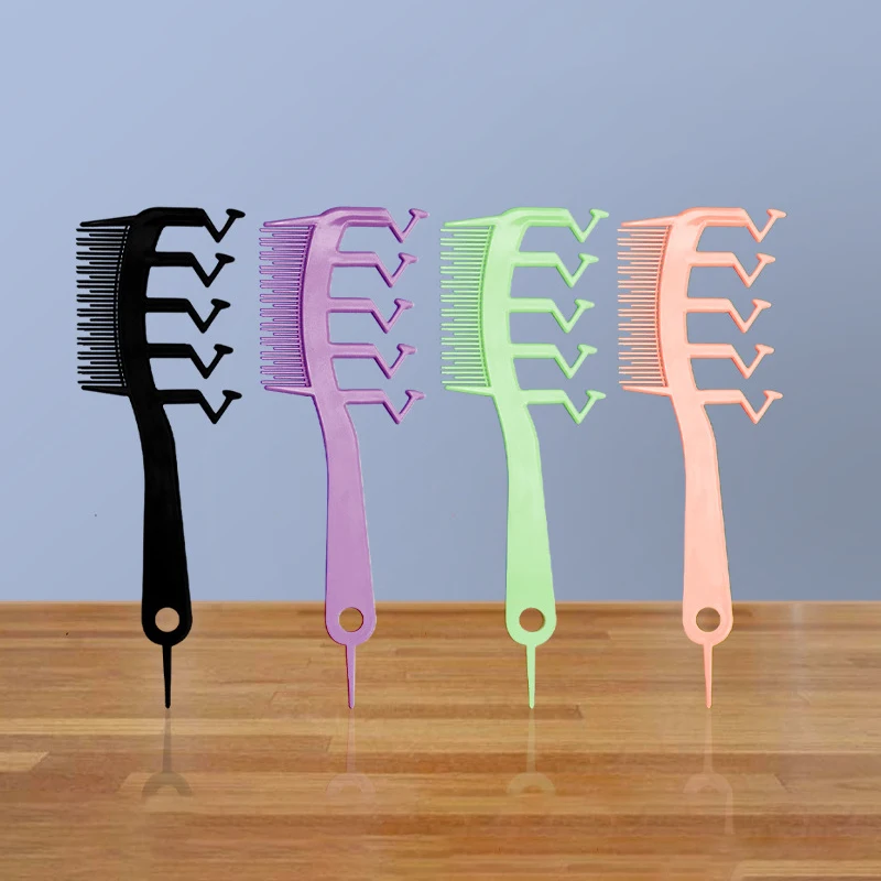 

New Hair Fluffy Comb Hair Style Comb Instant Hair Volumizer Curly Fluffy Hair Styling Comb Hair Slit Cover Z Shape Combing Brush