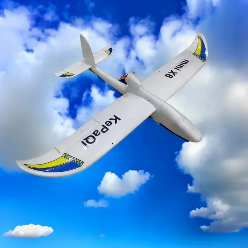 RC Glider Qlq 800mm Wingspan Newly Upgraded Surfer X8 Mini Model Beginner Training Machine Fixed Wing Remote Control Toy Gift