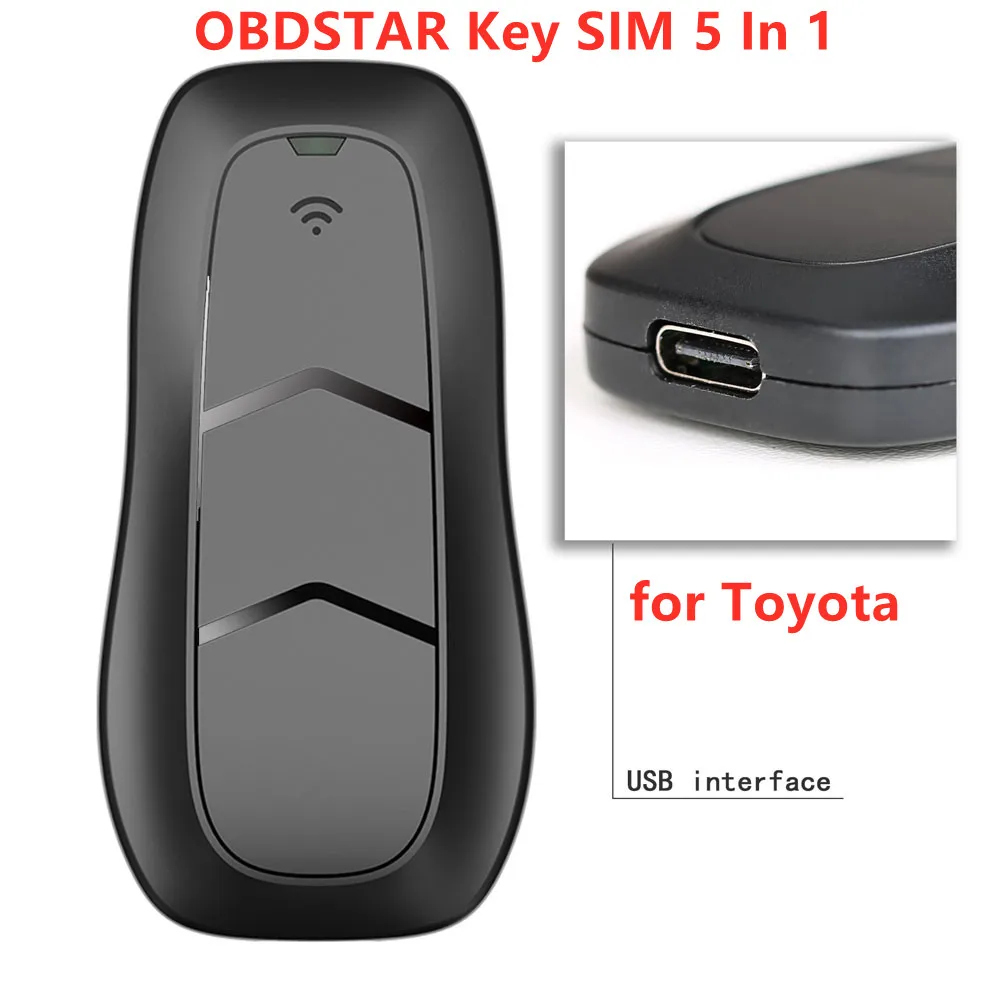 A + Obdstar Key Sim 5 In 1 Smart Key Simulator Per Toyota Funziona Con X300 Dp/X300 Dp Plus/X300 Pro4