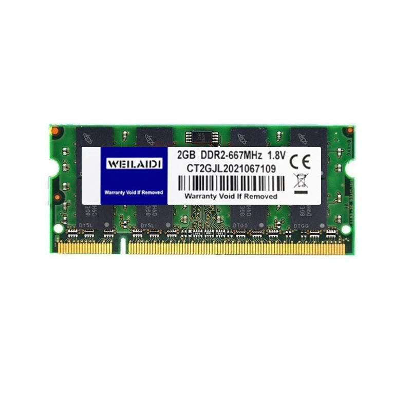 Memoria Ram DDR2 2GB 4GB PC2-6400S 800MHz PC2-5300S 667MHZ 200PIN 1.8V Non-ECC SO-DIMM Desktop Laptop Memory CL5 Dual Channel