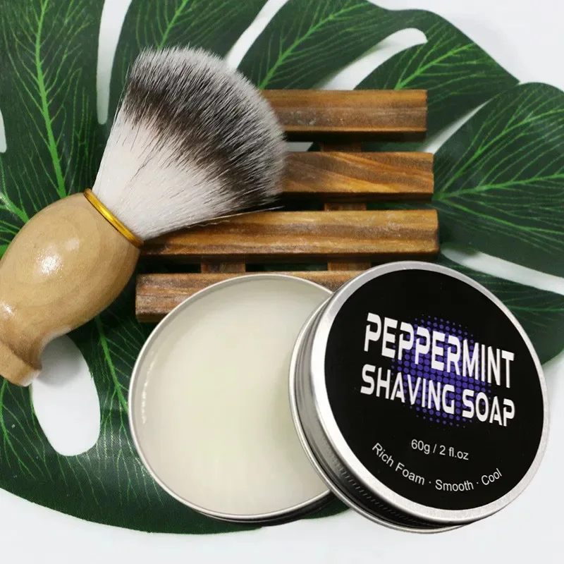 Men's Shaving Set Shaving Cream Brush Aftershave Lotion Facial Beard Care Suit