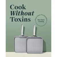 Caraway Griddle Pan & Grill Pan Duo - Non-Stick Ceramic Coated - Non Toxic, PTFE & PFOA Free - Oven Safe & Compatible 2