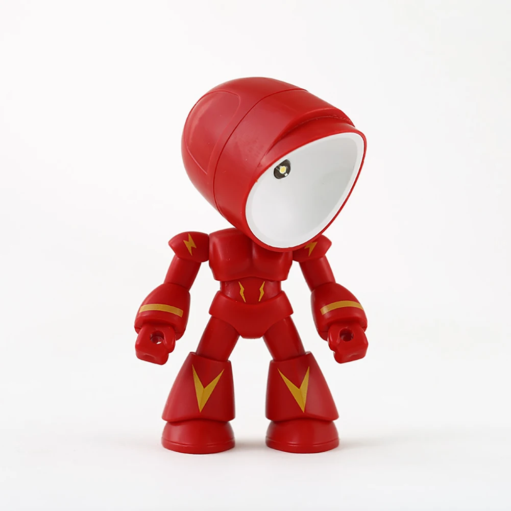 Mini luce notturna LED Cartoon simpatico eroe della polizia lampada da tavolo ornamento da tavolo comodino camera da letto luci da tavolo per bambini ragazzo_voghion.com