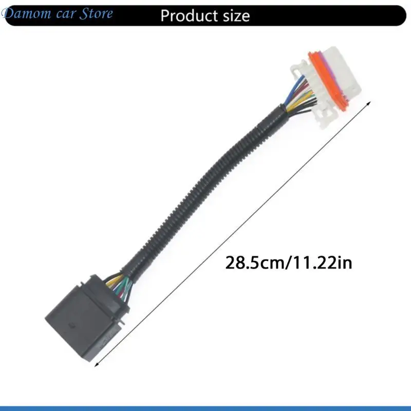 A2UC 12 핀 헤드 라이트 와이어 하네스 어댑터 커넥터 케이블 어셈블리 7L6971071A 왼쪽 오른쪽 할로겐 쉬운 설치