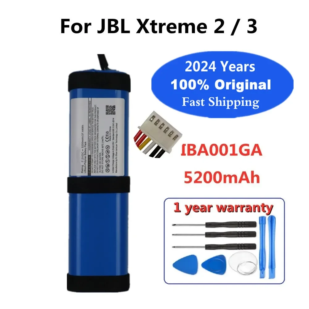 2024 Anni Batteria Altoparlante Lettore Originale Per Jbl Xtreme 3 / Xtreme 2 Xtreme3 Xtreme2 Iba001Ga Altoparlante Batterie Bateria