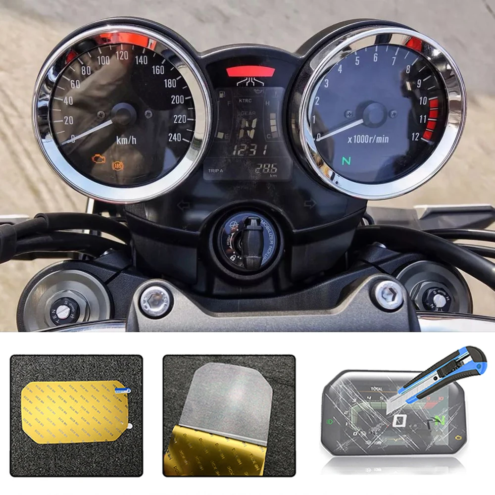 Motorcycle Cluster Scratch Protection Film Screen Protector Accessories for Kawasaki Z900RS Z900-RS Z-900 900RS motorcycle screen protector