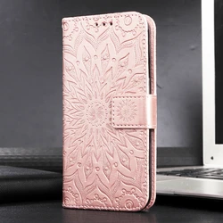 Sunflower Wallet Card Slots Magnetic Flip Leather Phone Case - Google Pixel 5a 5G (RGD)