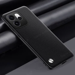 Luxury PU Leather Shockproof Silicone Phone Case Cover for OPPO reno15 Pro mini (Style 2 Black)