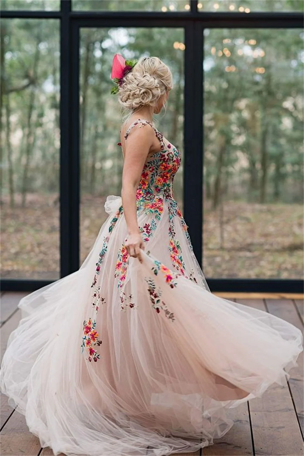 sleeveless floral lace dress Too Good To Miss Black Floral Lace Sleeveless Maxi Dress main image 0