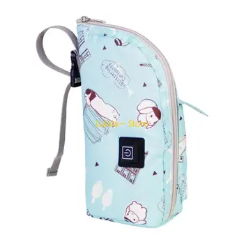 Y4QA USB Baby Bottle Warmer Portable Travel Milk Warmer Feeding Bottle Warming Cover