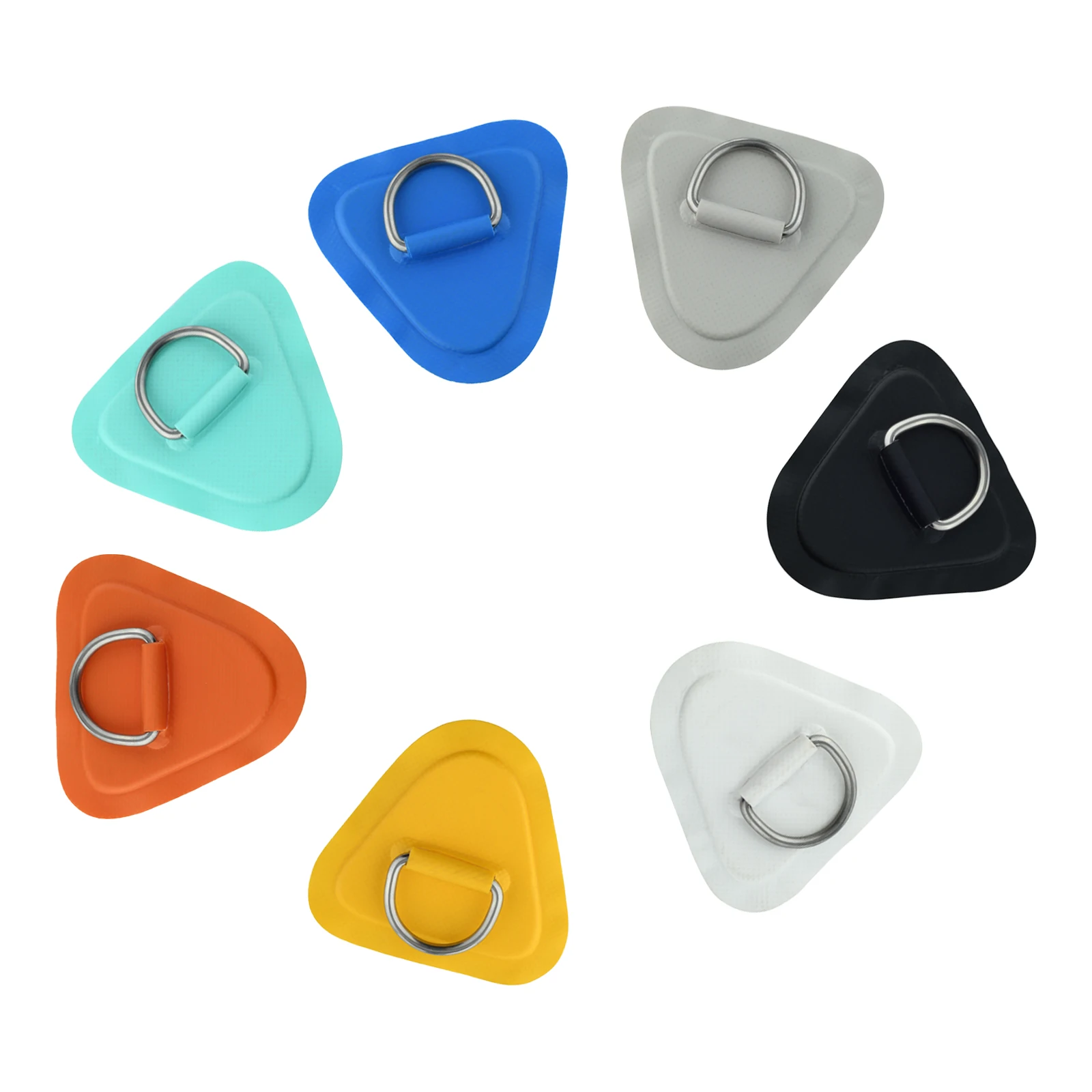 1Pc Pvc E Acciaio Inossidabile D Ring Pad Patch Per Pvc Gommone Zattera Gommone Kayak Canoa Tavola Da Surf