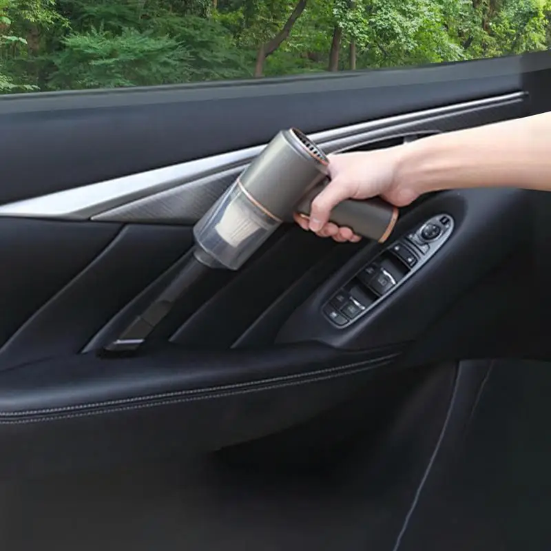 

Car Vacuum Cleaner High Power Car Dual Use Mini Vacuum Cleaner Rechargeable Dust Remover For Home Car Sofa Carpet Upholstery
