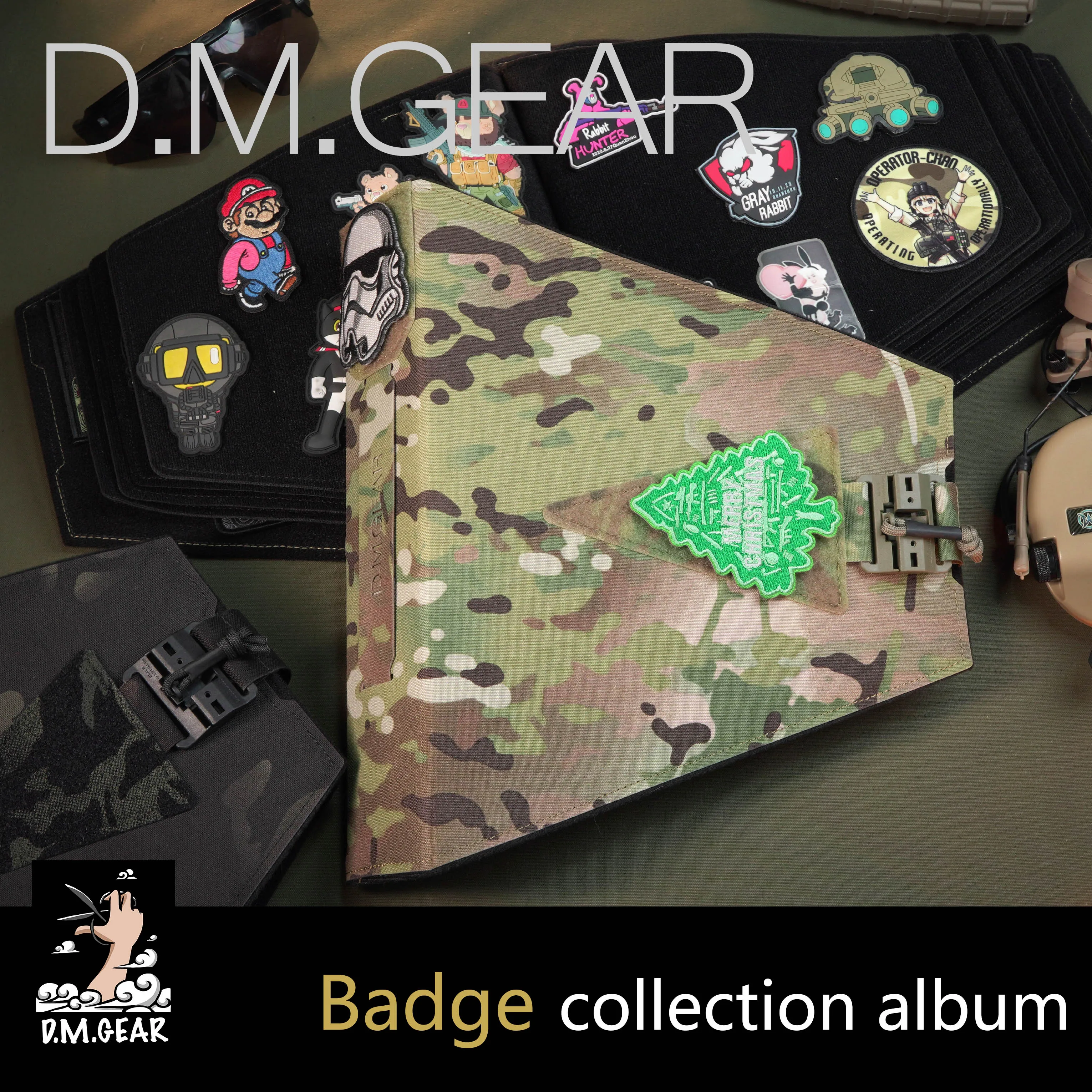 

Tactical Badge Collection Book Album Hunting Airsoft Accessories Tactical Gear Military Equipment
