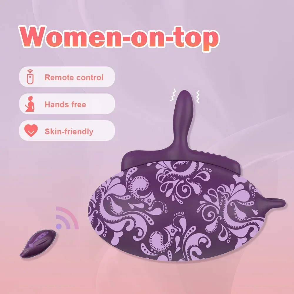 Sit On Vibrating Thrusting Toy with Dildo for Women Men, G-spot Clitoris Anal Vibrator, Sex Machine Sex Furniture Adult Toys