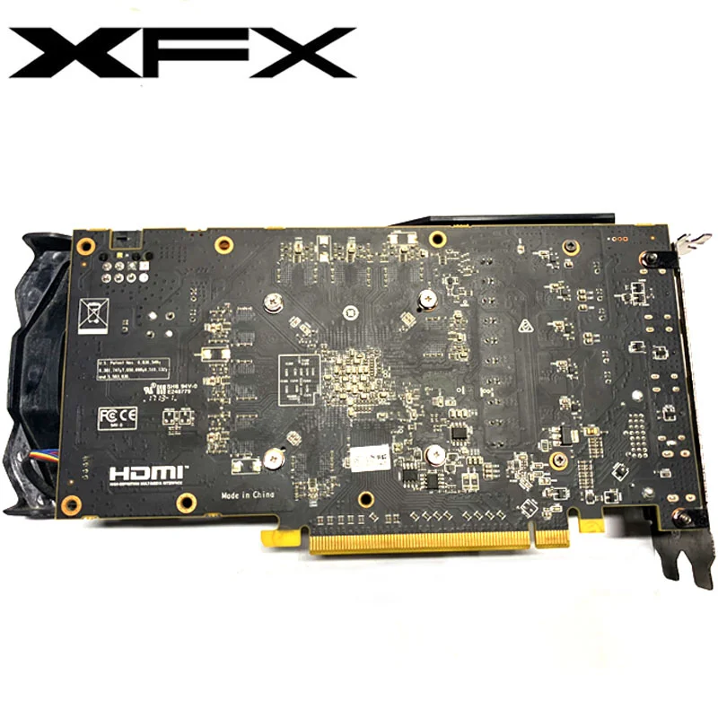 Xfx placa de vídeo rx 570 4gb 256bit gddr5., placas gráficas para série rx 500 placas vga rx570 470 480 580 560 usadas. video card for pc