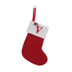 Festive Snowflake Christmas Stocking Decoration - Holiday Home Ornament and Gift for As picture (V)