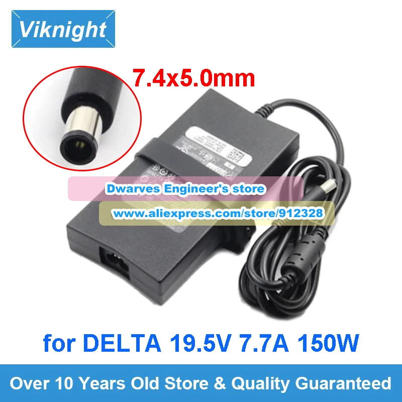 

Genuine 19.5V 7.7A 150W AC Adapter DELTA Charger for DELL ALIENWARE M14X M15X M17XR3 LATITUDE E6420 E6420N PRECISION 2800 M2010