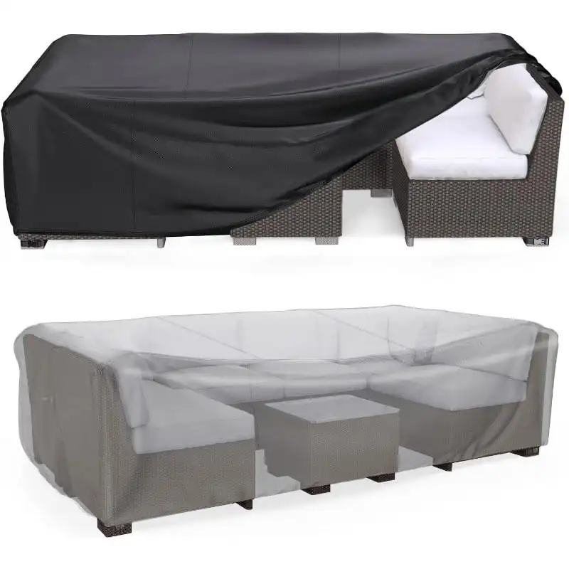 Durable Outdoor Table Cover - Waterproof, UV-Resistant & Dust-Proof Patio Protector