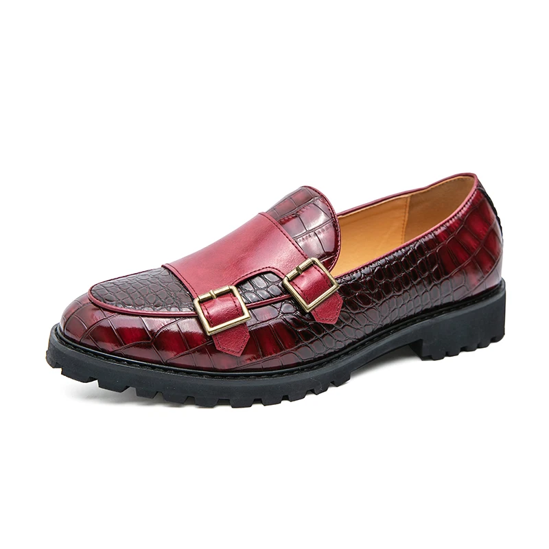 

British small leather shoes for men a slip-on bean shoes Korean version of casual loafers young men's fashion shoes