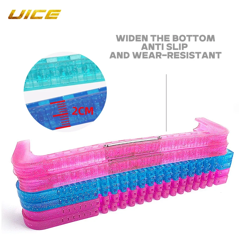 1 Pair Soft Plastic Ice Hockey Figure Skate Blade Guard Cover Protector Ice Skate Runner Guards For Women Men Youth Kids 4