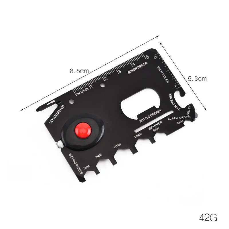 

Фонарь для повседневного использования, кредитная карта, многофункциональная отвертка, охотничий нож, фонарь для походов, экстренного выживания, спасательные инструменты
