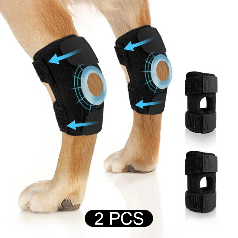 Pet Injury Recovery Knee Pads - Breathable Leg Support Wrap