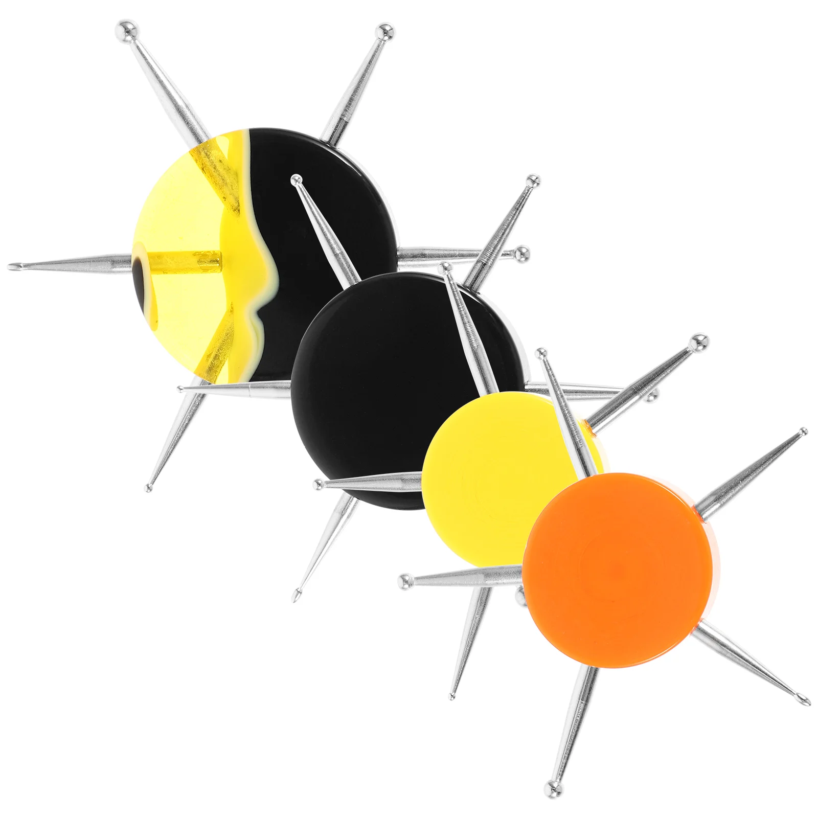 

4 Pcs Nail Tools Small Dotting Circular for Fake Nails Pen Metal Acrylic Manicure Painting Women Miss