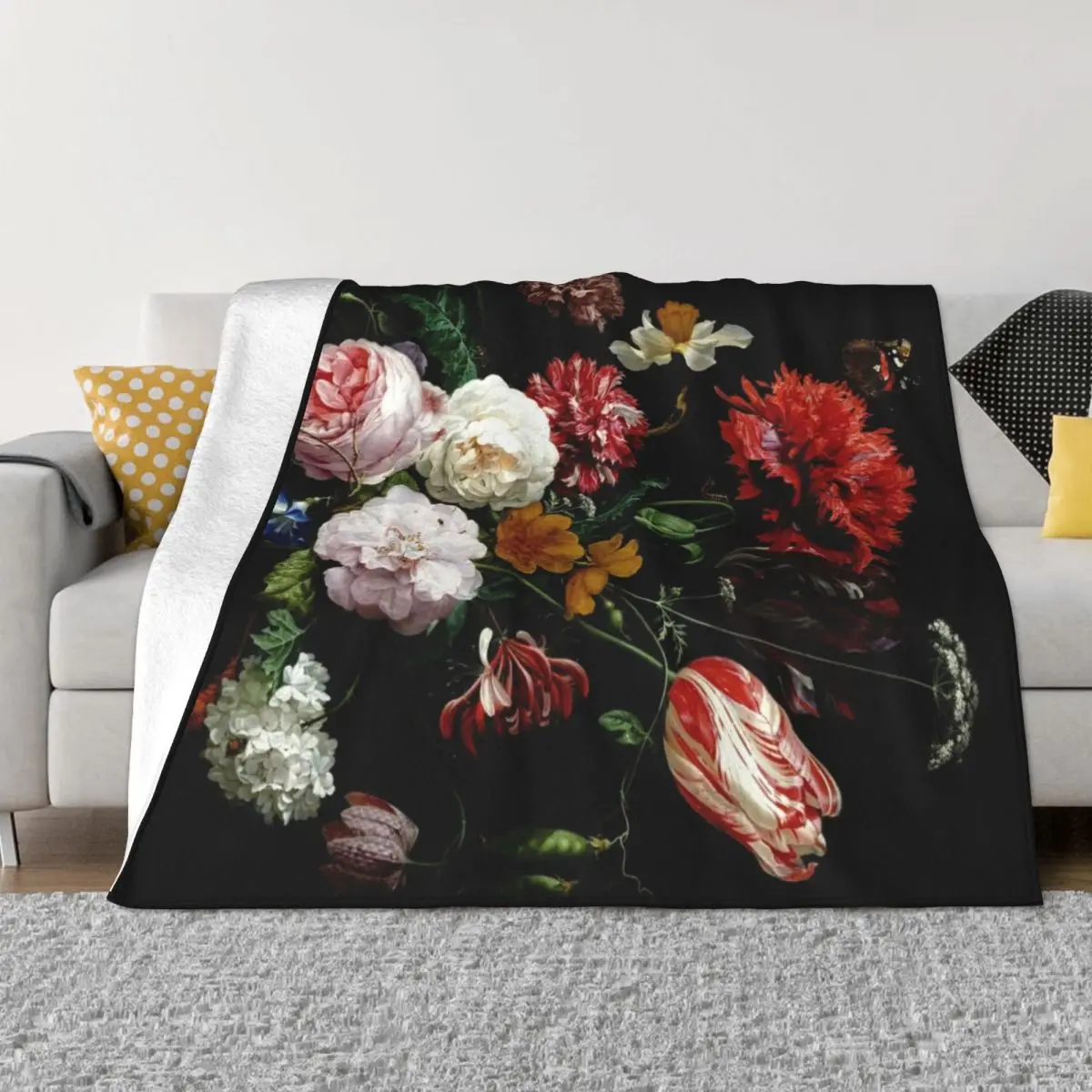

de heem Throw Blanket Retro Blankets Soft Blanket