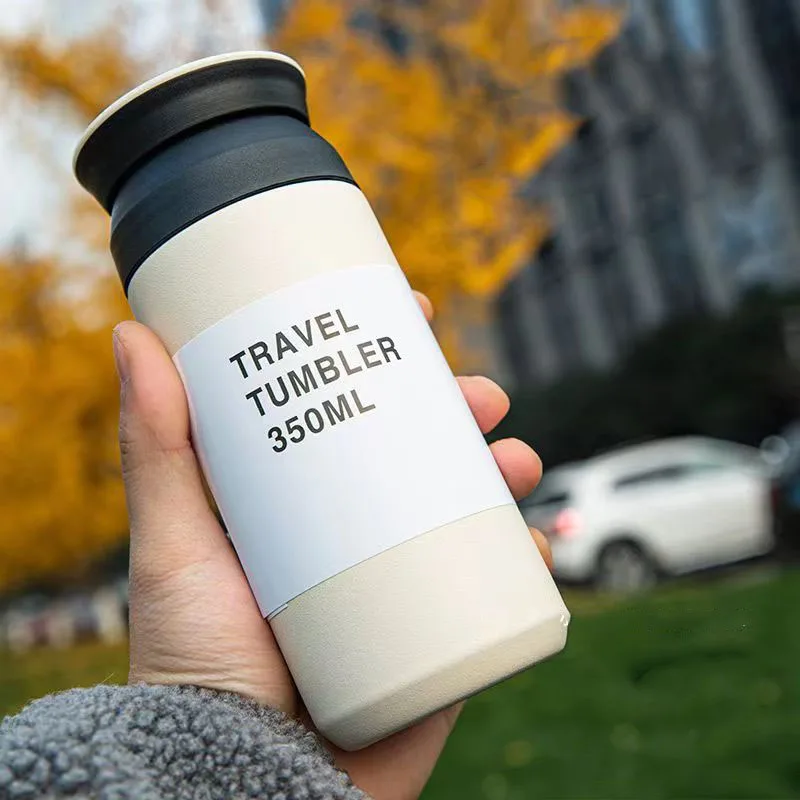 

Stainless Steel Coffee Cup, Leakproof Insulation Cup, Travel Insulation Vacuum Bottle, Milk Tea Water Bottle, 350, 480, 480