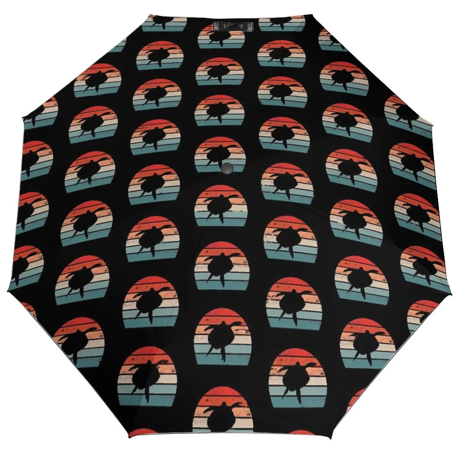 

Морская черепаха, Складывающийся в 3 раза зонт, пляжный портативный автоматический зонт с защитой от ультрафиолета