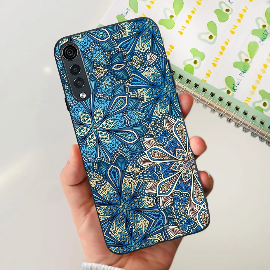 Stylish Painted Silicone Soft Phone Case - 6.8'' Bumper Cover, Compatible with LG Velvet 5G