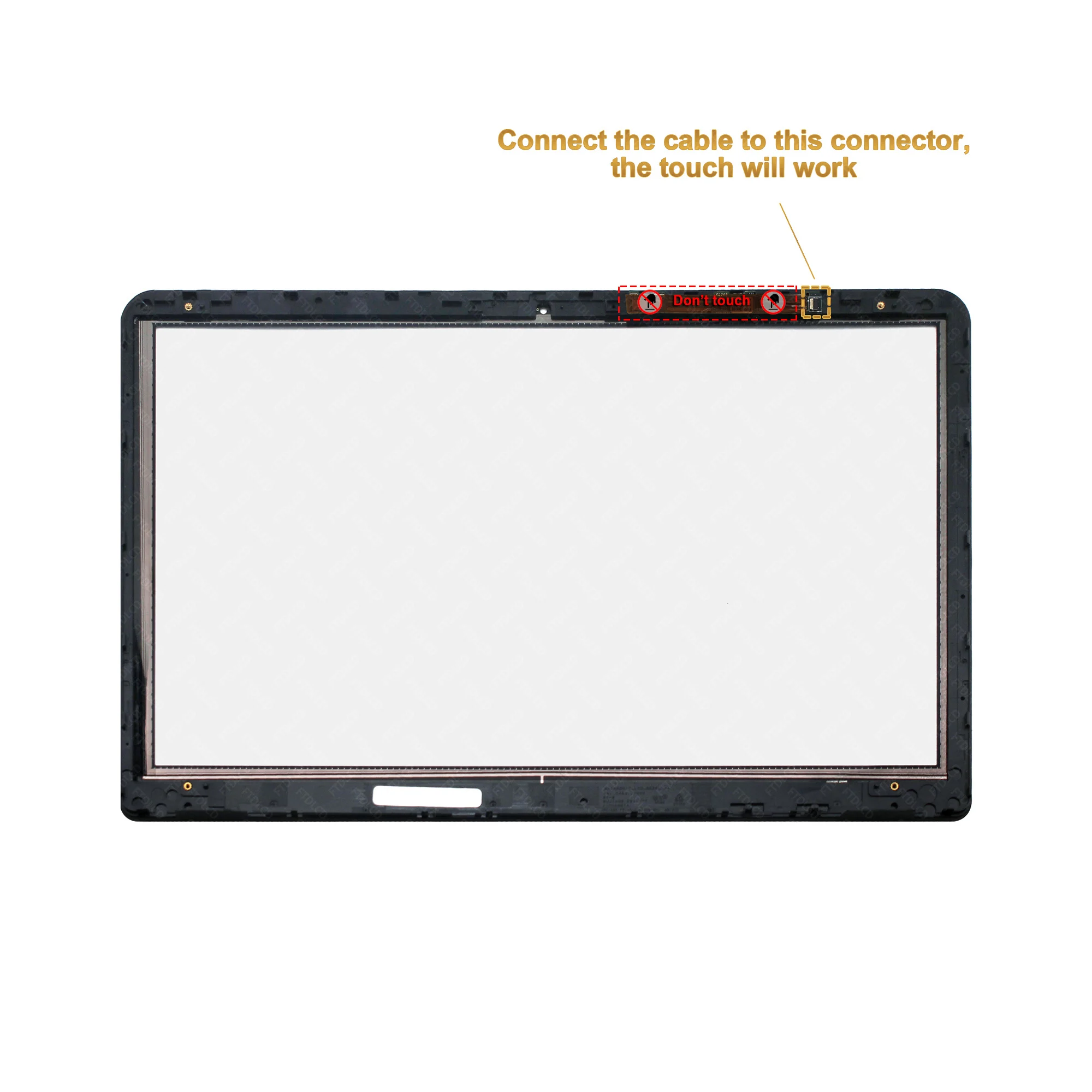 Tela de LCD do laptop