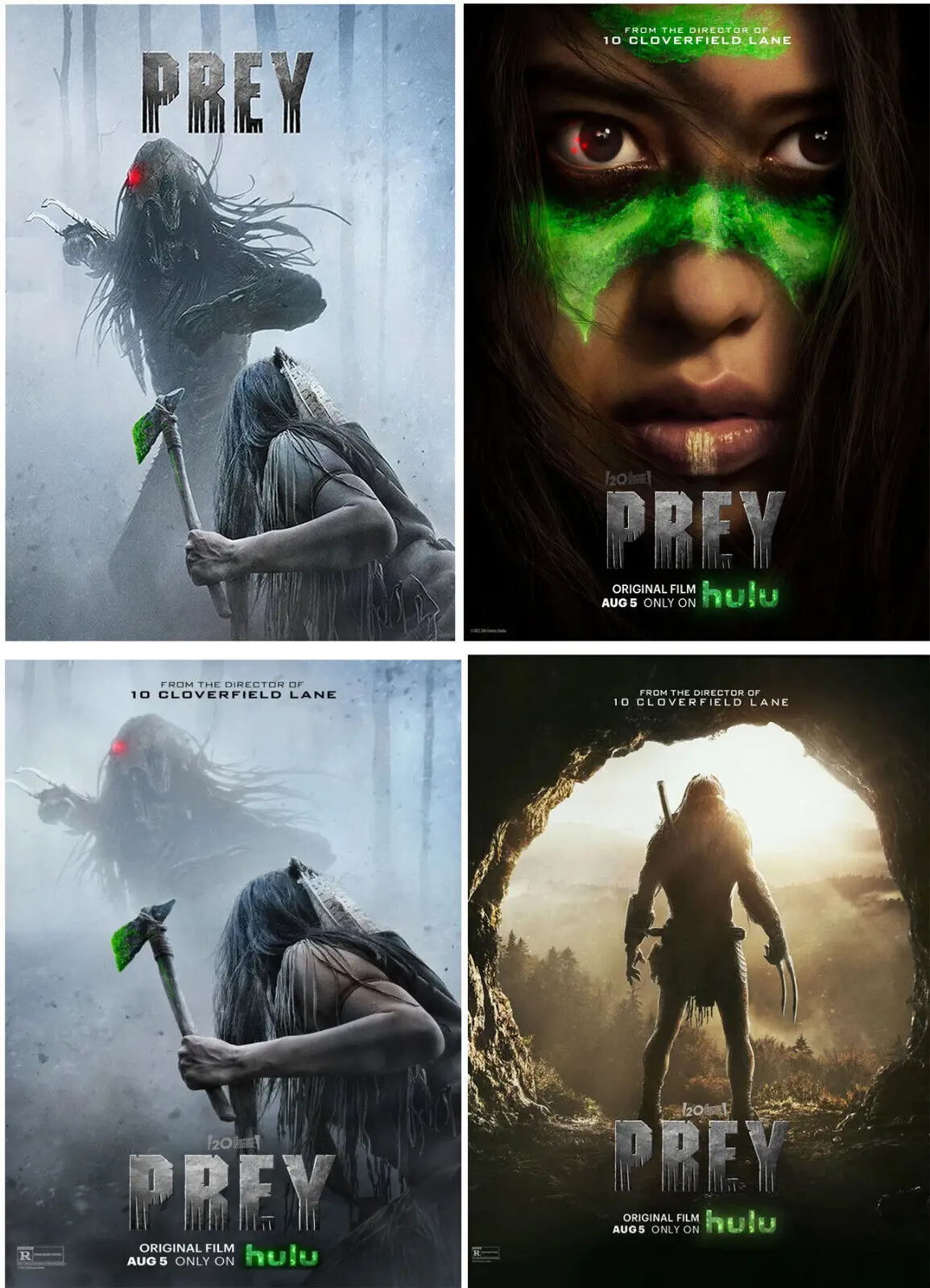 

Prey Movie 2022 Art Picture Print Silk Poster Home Wall Decor