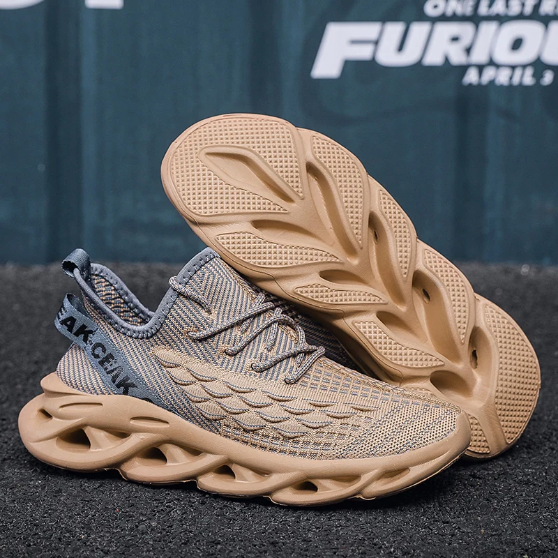 Ultralight Men's Free Running Shoes for Men Oversize Brand Designer Sneakers Spring Sock Mesh Sports Jogging Shoes Male Footwear