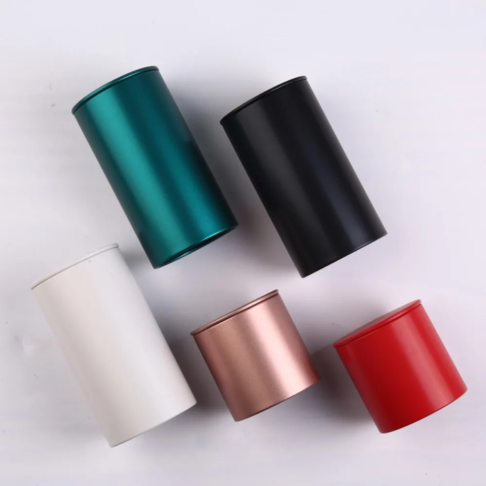 Tea Tin Box Tea Packaging Jar Round Iron Tinplate Frosted Container Vintage Box Jewelry Candy Small Storage Can tea tin box,tea canister