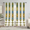 2024 Luxury Eritrean/ Ethiopian Modern  Window Curtains Saba and Telet Design Punch/Hook Curtains for Living Room Drapes 2 Piece 3
