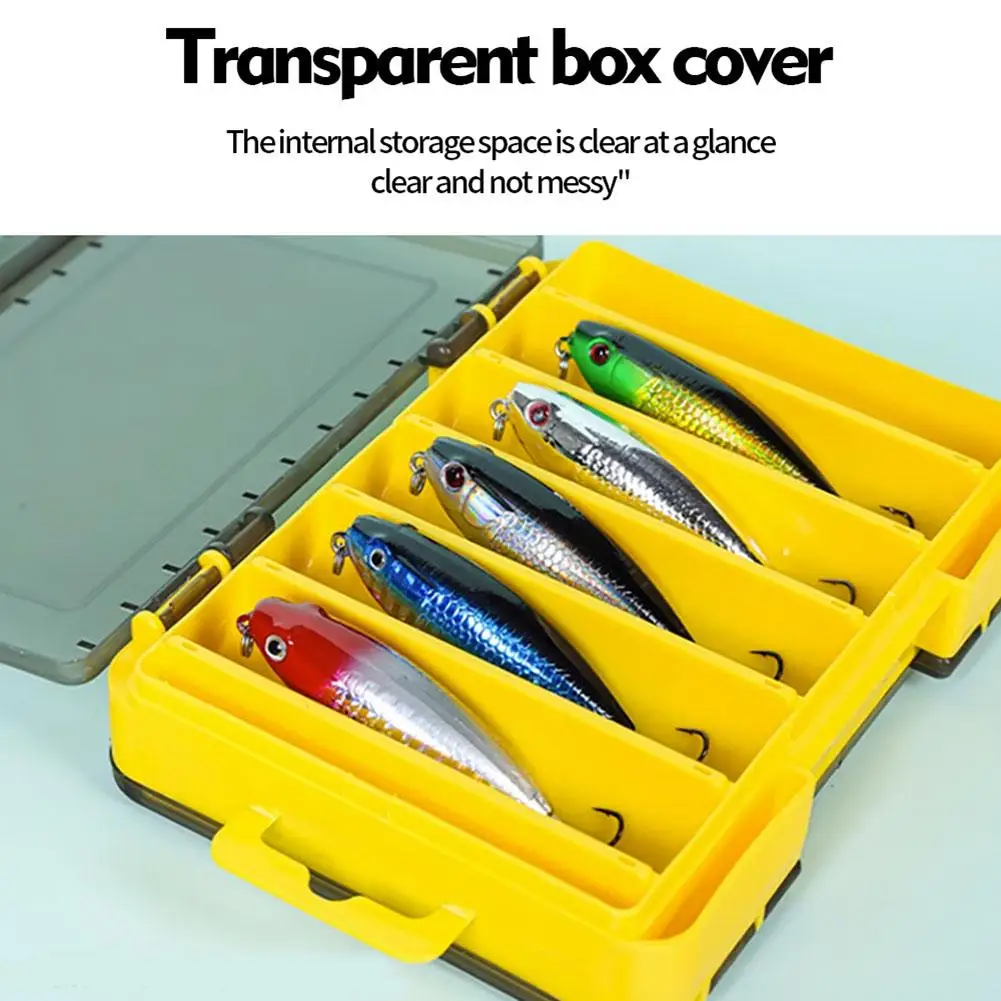 Fishing Lure Box Double Sided Tackle Storage Trays Fishing Tackle