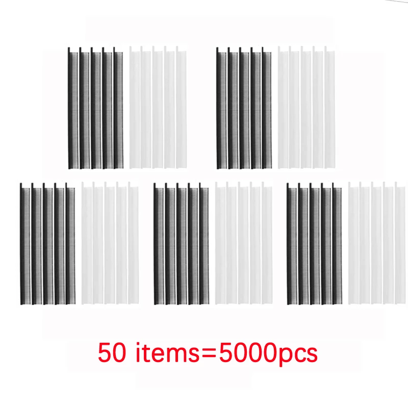 Mini-Tag-Set, 0,5 cm, Befestigungselemente, weiß, schwarz, Kleider-Tag-Widerhaken-Befestigung, Preisschilder-Aufsätze, geeignet für Standard-Tag-Geräte – Detail 3