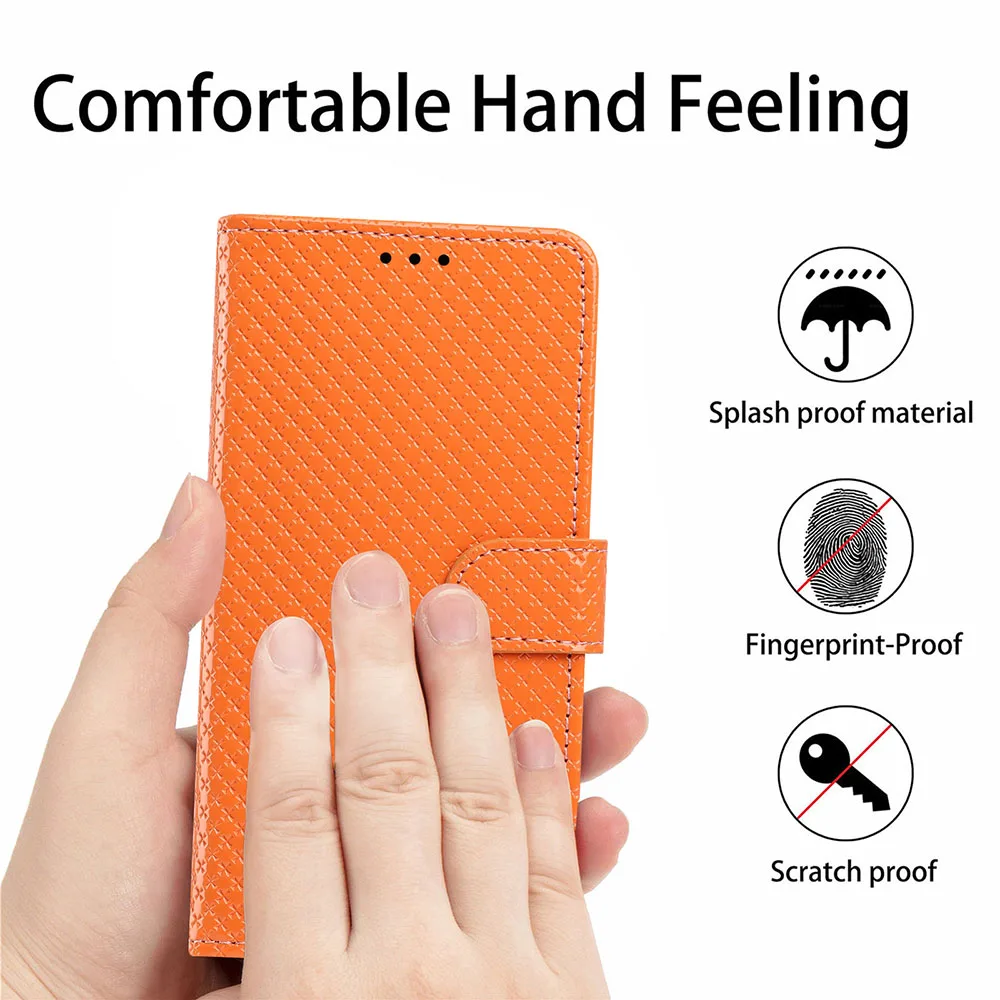 Leather Flip Wallet Case - Luxury Phone Back Cover