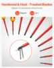 6895-fdd6ae.jpg SucceBuy Insulated Screwdriver Set Professional Electrical Screwdriver Set 1000V Insulated Electrician Tool Set Magnetic Phillip